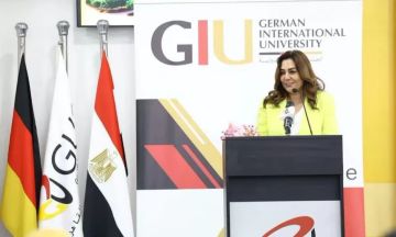 وزيرة التنمية المحلية تشهد احتفالية الجامعة الألمانية لتكريم أوائل الثانوية العامة بالمحافظات وزيرة التنمية المحلية تشهد احتفالية الجامعة الألمانية لتكريم أوائل الثانوية العامة بالمحافظات
