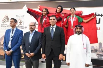جوهر نبيل يفتتح أعمال تطوير الملعب والمضمار بالمركز الأولمبي ويشهد منافسات البطولة العربية لألعاب القوى جوهر نبيل يفتتح أعمال تطوير الملعب والمضمار بالمركز الأولمبي ويشهد منافسات البطولة العربية لألعاب القوى