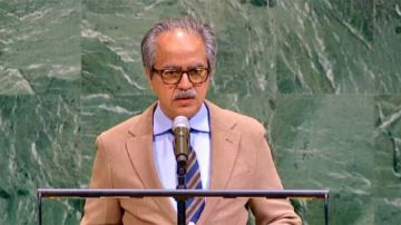 مندوب باكستان لدى الأمم المتحدة: غياب الثقة والمواجهات المتقطعة يعرقلان المسار التفاوضي بين طهران وواشنطن مندوب باكستان لدى الأمم المتحدة: غياب الثقة والمواجهات المتقطعة يعرقلان المسار التفاوضي بين طهران وواشنطن