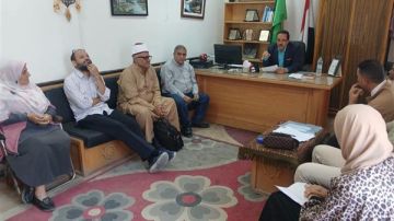 اجتماع موسع بالمنيا الأزهرية لمتابعة سير العملية التعليمية وسد العجز اجتماع موسع بالمنيا الأزهرية لمتابعة سير العملية التعليمية وسد العجز