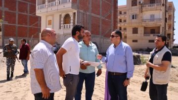 شاهد حملات إزالة مخالفات البناء في محافظة دمياط شاهد حملات إزالة مخالفات البناء في محافظة دمياط