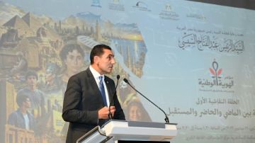 وزير الشباب والرياضة يشارك في مؤتمر الهوية الوطنية.. جذور راسخة ورؤية متجددة بمكتبة الإسكندرية