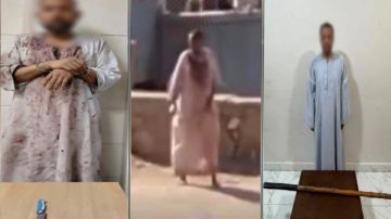 يحمل سلاحا وملابسه ملطخة بالدماء.. الداخلية تكشف تفاصيل فيديو بالأقصر يحمل سلاحا وملابسه ملطخة بالدماء.. الداخلية تكشف تفاصيل فيديو بالأقصر