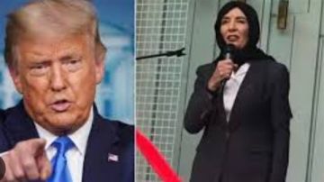 ترامب يهاجم حاكمة نيويورك بعد ارتدائها الحجاب: الأمر برمته جنوني ترامب يهاجم حاكمة نيويورك بعد ارتدائها الحجاب: الأمر برمته جنوني