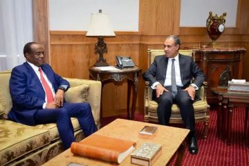 وزير الخارجية يلتقي المستشار الاقتصادي للرئيس الإريتري وزير الخارجية يلتقي المستشار الاقتصادي للرئيس الإريتري