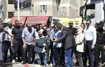 محافظ بورسعيد ورئيس شركة مياه القناة يتابعان إصلاح كسر خط طرد محطة الضواحي الجديدة محافظ بورسعيد ورئيس شركة مياه القناة يتابعان إصلاح كسر خط طرد محطة الضواحي الجديدة
