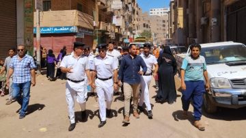 حملة مرافق بالمنشأة في سوهاج.. توجيهات أمنية بإزالة الإشغالات وتيسير حركة المواطنين حملة مرافق بالمنشأة في سوهاج.. توجيهات أمنية بإزالة الإشغالات وتيسير حركة المواطنين