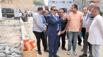 محافظ بورسعيد يتابع بدء أعمال تطوير المرحلة الثانية بالمنطقة الرابعة بحي المناخ محافظ بورسعيد يتابع بدء أعمال تطوير المرحلة الثانية بالمنطقة الرابعة بحي المناخ