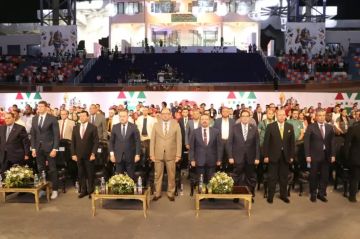 قنصوة وأشرف صبحي يشهدان ختام دورة الألعاب الإفريقية الثانية عشرة للجامعات القاهرة 2026 قنصوة وأشرف صبحي يشهدان ختام دورة الألعاب الإفريقية الثانية عشرة للجامعات القاهرة 2026