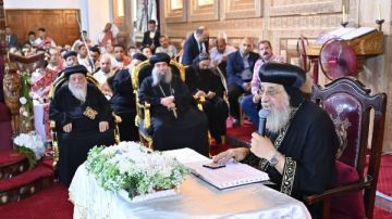 البابا تواضروس من كاتدرائية ملوي: بركة الله لا غنى عنها البابا تواضروس من كاتدرائية ملوي: بركة الله لا غنى عنها