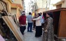 رئيسة حي العرب ببورسعيد تقود حملة لإزالة الأكشاك المخالفة واستكمال أعمال التطوير - eg