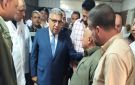 محافظ الدقهلية يتفقد مستشفى السنبلاوين للاطمئنان على حالة المصابة إثر حادث انهيار منزل برهمتوش