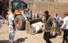 إزالة مخازن فرز وخردة مخالفة بالطالبية ومصادرة مضبوطات خطرة - eg
