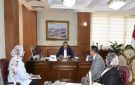محافظ بورسعيد يلتقي مدير المديرية المالية لمتابعة مستجدات العمل - eg