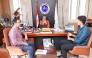 رئيس جامعة المنصورة الأهلية يتابع إطلاق منظومة MansNU Sports الرقمية لحجز الملاعب
