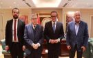 وزير الصحة يلتقي رئيس حزب المؤتمر لبحث سبل التعاون