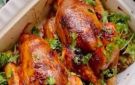 طريقة عمل الفراخ البلدي بحشوة الأرز والكبد والقوانص .. بلمسة نوبية