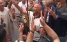 على أنغام يا حبيبتي يا مصر .. أحمد موسى يرقص بالعصا وسط أهله بشطورة