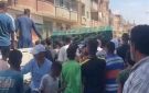 أهالي قرية كفر الصهبي بشبين القناطر يشيعون جثماني شقيقين فى جنازة واحدة (صور)