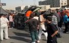 إصابة شخصين إثر انقلاب سيارة ملاكي بالتجمع الخامس - eg