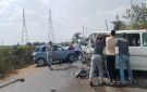 نجاة 9 ركاب من الموت في تصادم ميكروباص وملاكي بخط القرشية _ شبشير الحصة بالغربية