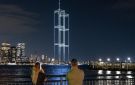 2977 طائرة مسيرة.. نيويورك تكرم ضحايا هجمات 11 سبتمبر بطريقة غريبة شاهد