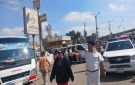 حملة لرفع التعديات على حرم الطريق والميادين الرئيسية بشوارع حي غرب المنصورة