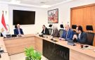 وزير الري يتابع مشروعات حماية الشواطئ وتأهيل المنشآت المائية مع المقاولون العرب