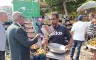 سكرتير عام بورسعيد يقود حملة مكبرة لرفع الإشغالات بشارعي عبد الهادي الحديدي والنصر
