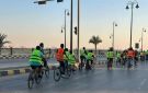 تواصل فعاليات ماراثون الدراجات ببني سويف تحت شعار لياقة المصريين 