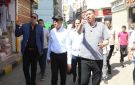 محافظ المنيا يتفقد منطقة عمر افندي ويوجه بتيسير الحركة المرورية