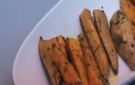 طريقة عمل بطاطا حلوة مشوية بالزعتر والروزماري