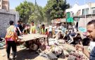 إخلاء سوق خضار عشوائي بالحي الـ12 بمدينة 6 أكتوبر.. صور