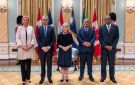 السفير المصري خالد عزمي يقدم أوراق اعتماده للحاكم العام لكندا