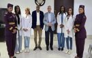 تكريم الدكتور إسماعيل عبدالغفار رئيس الأكاديمية العربية بعد إهدائه أكبر مكتبة طبية لطبيبات السودان