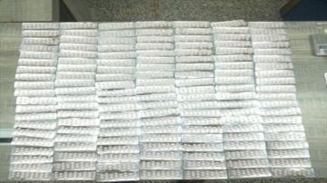 إحباط تهريب 23كغم من الكبتاغون إلى العراق عبر منطاد إحباط تهريب 23كغم من الكبتاغون إلى العراق عبر منطاد