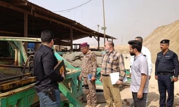 عمليات بغداد تغلق 267 موقعا ملوثا تشمل معامل صهر المعادن والطابوق والإسفلت