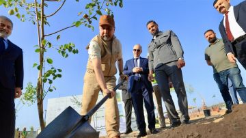 انطلاق الأعمال الزراعية في مشروع غابات بغداد المستدامة