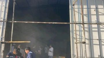 اندلاع حريق قرب مطار كركوك وتوقيف عدد من العمال السوريين للتحقيق اندلاع حريق قرب مطار كركوك وتوقيف عدد من العمال السوريين للتحقيق