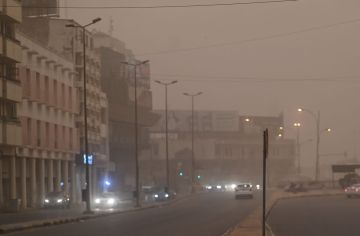 البيئة: الأجواء التي شهدتها بغداد اليوم ظاهرة جوية طبيعية ومؤقتة البيئة: الأجواء التي شهدتها بغداد اليوم ظاهرة جوية طبيعية ومؤقتة