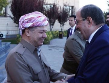 المالكي و بارزاني يبحثان تشكيل الحكومة وملفات بغداد وأربيل المالكي و بارزاني يبحثان تشكيل الحكومة وملفات بغداد وأربيل