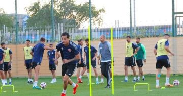 المنتخب الوطني يختتم تحضيراته في قطر قبل مواجهة الأردن الحاسمة