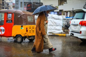 الأنواء الجوية: طقس غير مستقر وأمطار رعدية متفرقة