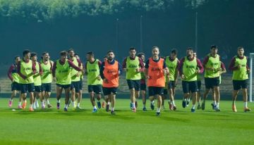 المنتخب الوطني يختتم تدريباته لمواجهة البحرين