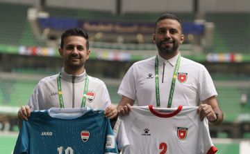 أسود الرافدين يختارون الزي الأخضر لمواجهة الأردن في ربع نهائي كأس العرب أسود الرافدين يختارون الزي الأخضر لمواجهة الأردن في ربع نهائي كأس العرب