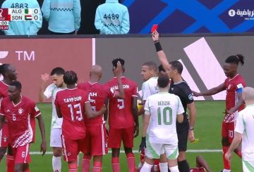 حالة طرد أخرى.. وأول تعادل سلبي في بطولة كأس العرب 2025 (فيديو)