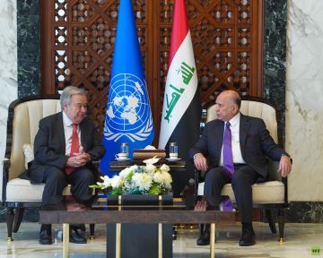 غوتيريش يصل العراق للمشاركة في مراسم انتهاء مهمة يونامي