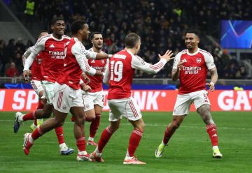 بثلاثية مستحقة.. أرسنال يفرض تفوقه على إنتر ميلان في دوري الأبطال