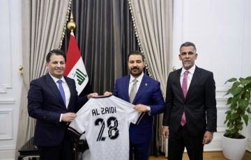 رئيس الوزراء : بطولة خليجي 28 في العاصمة بغداد رئيس الوزراء : بطولة خليجي 28 في العاصمة بغداد