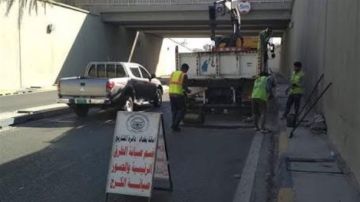المرور تقطع نفق الزيتون في بغداد